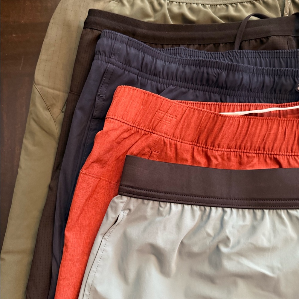 5-Piece Men Shorts Size XXL Performance Vent/ PROTRAIN/Active/Trunk/Essential
